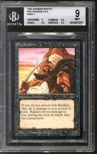 Magic MTG Arabian Nights Erg Raiders Dark BGS 9 (9, 8.5, 9.5, 9.5) NEAR MINT NM