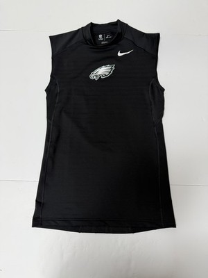 Nike Dri Fit On Filed Apparel XL Blk Eagles Pro Compression Tank Top Eagles Logo