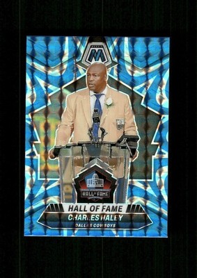 2024 NFL Mosaic Blue Prizm Hall Of Fame Charles Haley #299 Cowboys (JM)