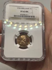 1936 1C Proof Lincoln Wheat Cent NGC PF/PR 63 BN Brilliant! Looks RB! Rare Type
