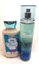 Bath Body Works Merry Marshmallow Kiss Lotion...