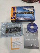 Creative Sound Blaster Live 24 Bit SB0410 PCI Sound Card 7.1 Channel Boxed