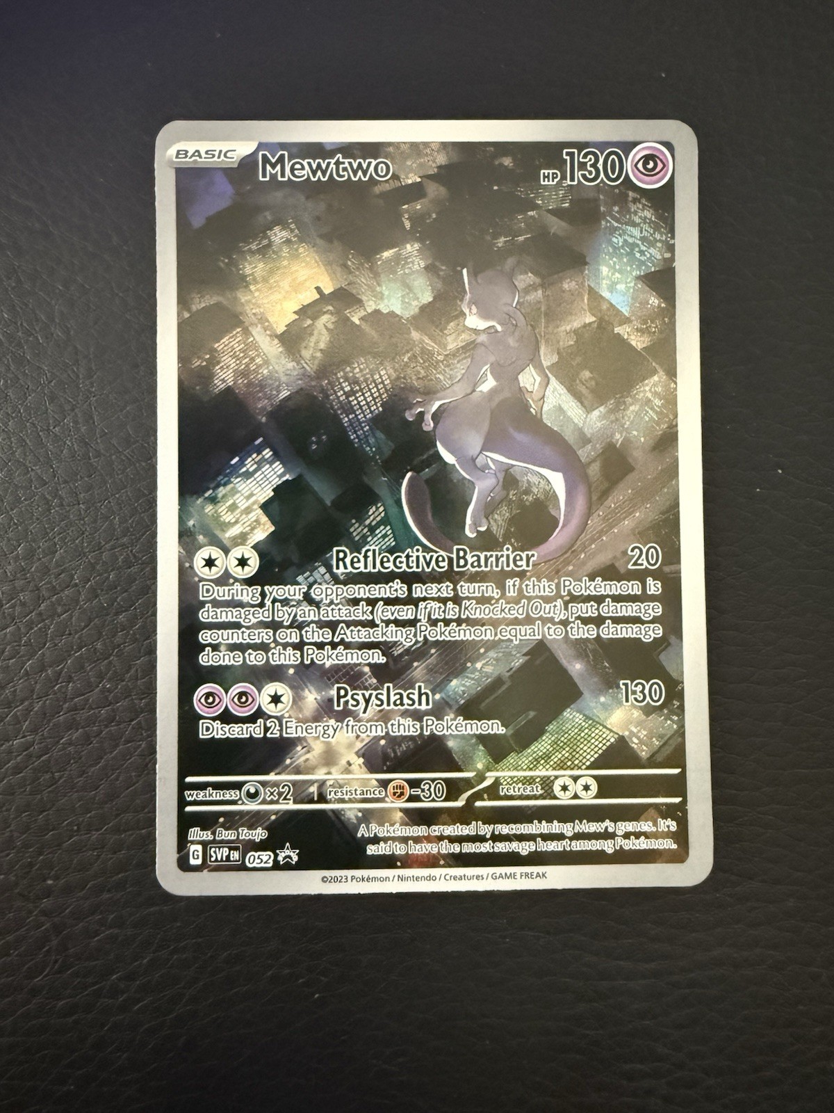 Pokemon TCG Mewtwo 052 Scarlet & Violet Black Star Promo NM