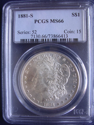 1881-S PCGS MS66 MORGAN DOLLAR