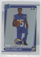 2021 Panini Donruss Optic Rated Rookie Holo Prizm Variation Tutu Atwell 01sb