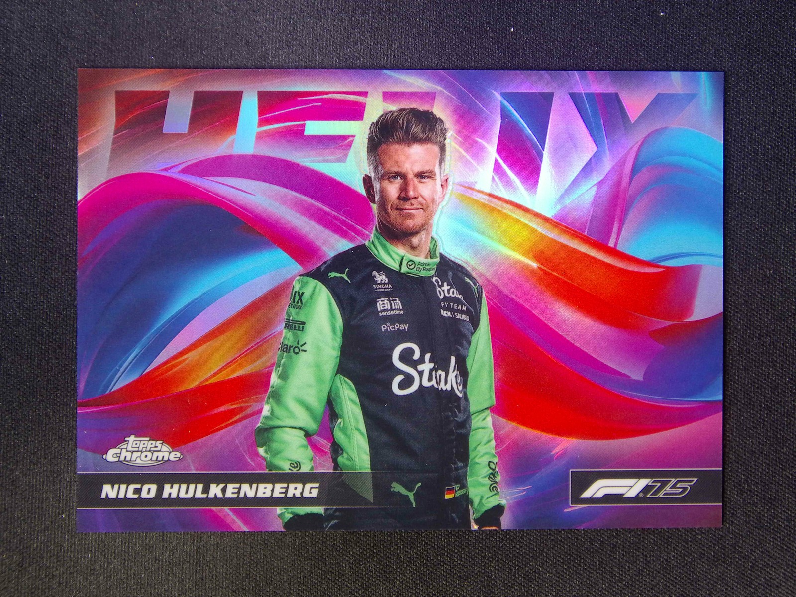 2025 Topps Chrome F1 Nico Hulkenberg Helix Case Hit SSP