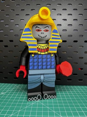 3D Printed LEGO Inspired  -9'' Pharaoh HOT-EPT  FIGURE