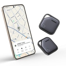 UGREEN FineTrack S 2-Pack Bluetooth Tracker Tags Work with Samsung SmartThing...