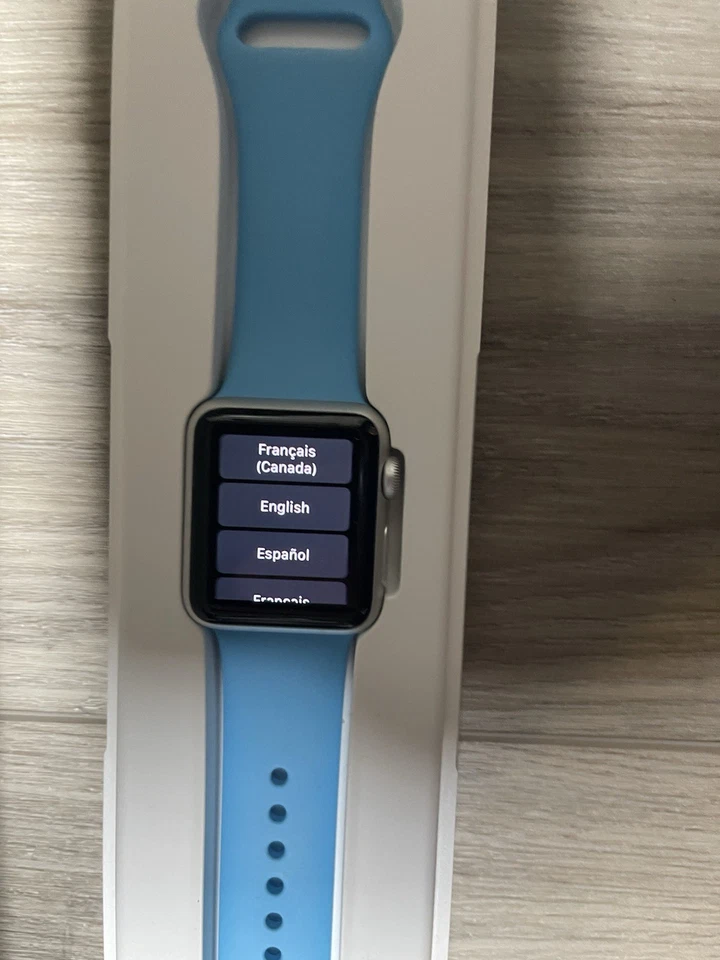 Apple Watch Series 1 Sport 38mm Aluminum Case, Bands, OG Box - (MLCG2LL/A) - Image 3 of 4