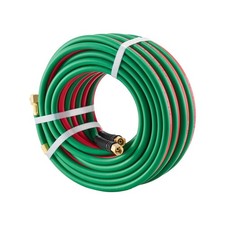 Robust 50FTx1/4in Dual Gas Hose 300PSI for Torches T-Grade Material