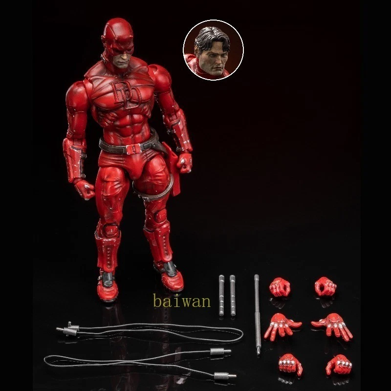 Figura de acción coleccionable Daredevil Born Again traje rojo clásico nuevo lanzamiento 1/10 Foto 3 de 4
