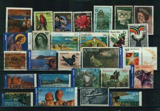 Australien Briefmarkenlot 1 Steckkarte