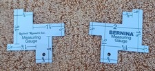 Zestaw 2 używanych wskaźników pomiarowych zasobów Berniny i Quiltera - metal