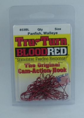 #ad Tru Turn 853BL 6 Red Aberdeen Medium Wire Hook Size 6 47CT $8.84