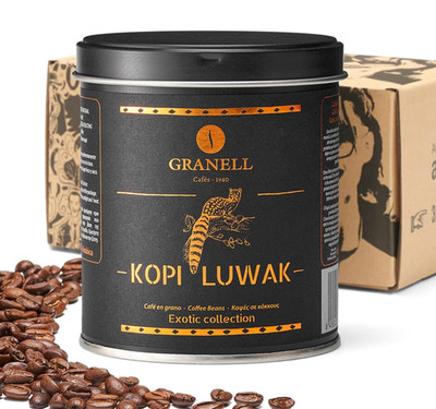 Premium Kopi Luwak Coffee Beans - Rich Aroma & Ultra Smooth Finish 100g