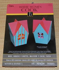 Sizzix Bigz Where Women Cook Box House Container Die Cut Cutter 659193  #D1