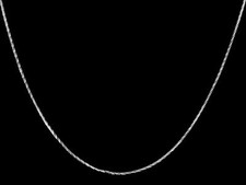 925 Sterling Silver Diamond Cut Snake Twisted Chain Necklace 18" Made in Italy