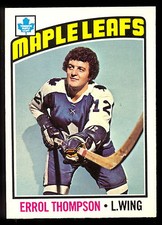 1976-77 OPC O PEE CHEE #259 ERROL THOMPSON NM TORONTO MAPLE LEAFS HOCKEY CARD