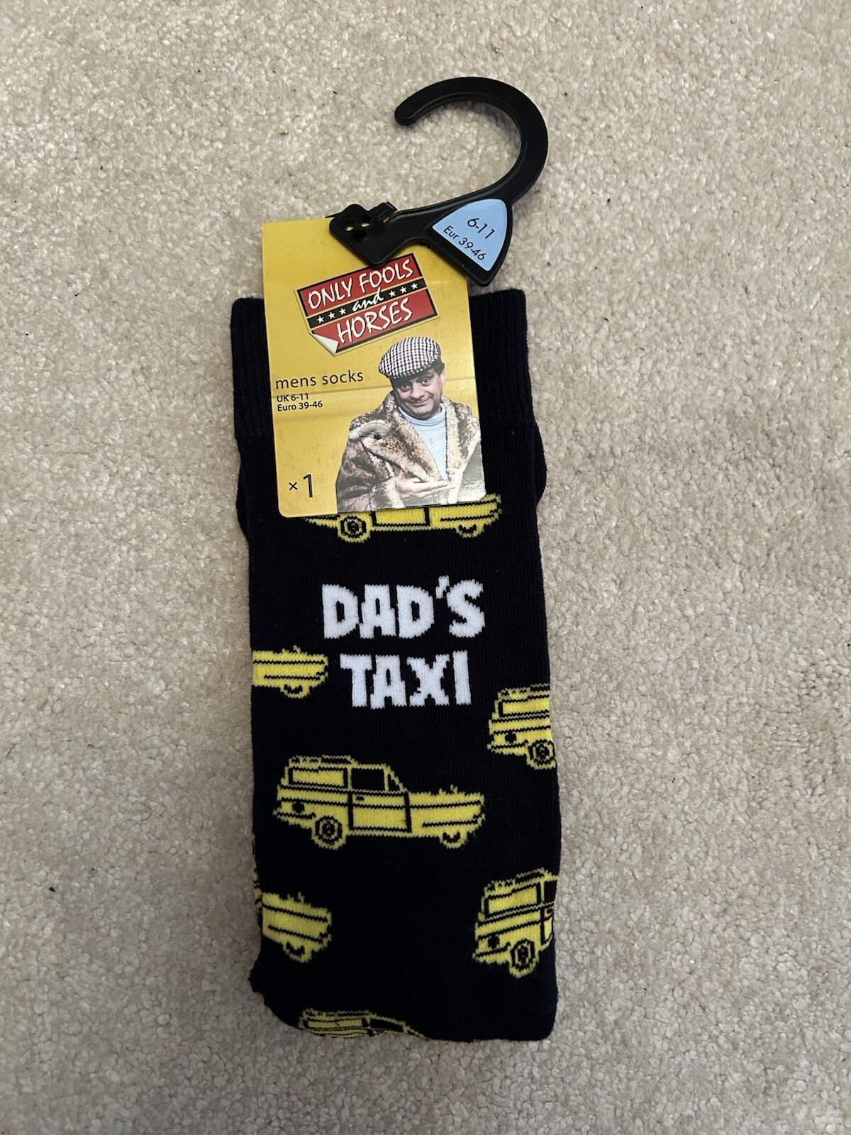 SAOLA Calze taxi Only Fools And Horses papà taglia UK 6 11