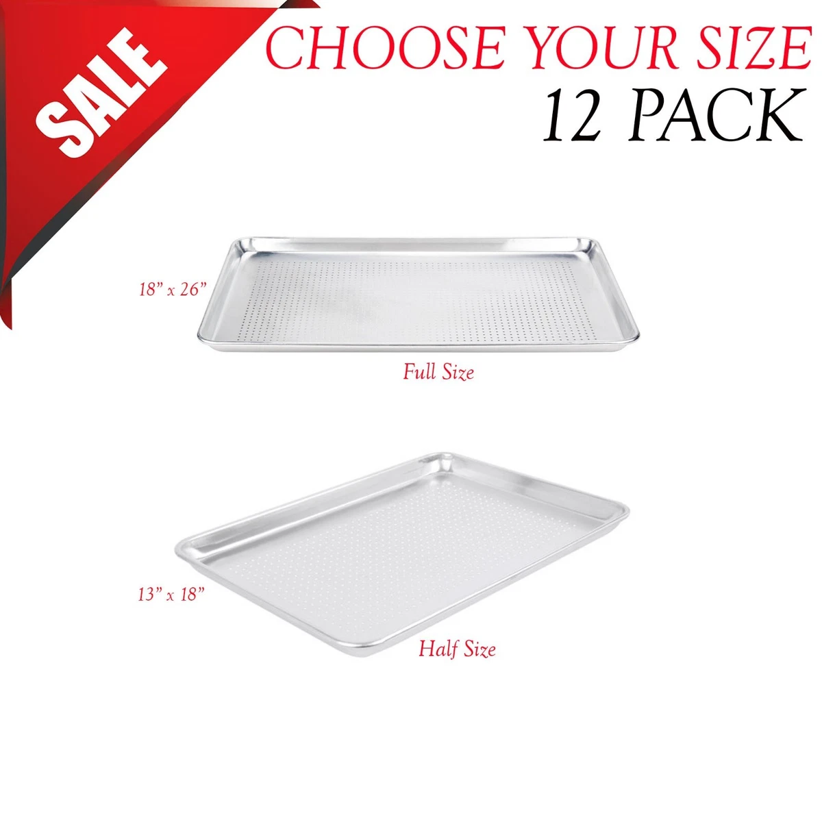 Baking Sheet Pan Cover, Half-Size Sheet Pan (13 x 18) Sheet Pans