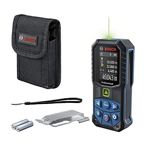 Bosch Professional Distanziometro laser GLM 50-27 CG + Gancio cintura (laser ver