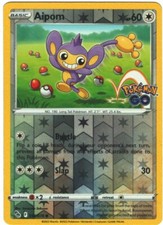 Aipom 56/78 Pokémon GO Set Reverse Holo Common Pokémon Card TCG