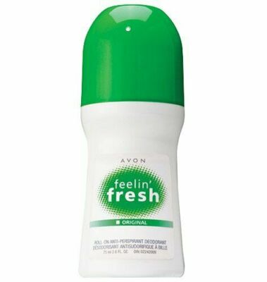 Avon Feeling Fresh Deodorant Antiperspirant Roll-On, 2.6 fl. oz (Pack of 6)