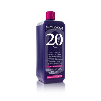 Salerm Cream Oxidant Volume 20 6% with Aloe Vera 36 Oz