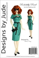 Rockabilly Doll Clothes Sewing Pattern for 45.5cm Iplehouse FID BJD Dolls