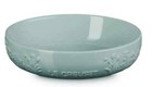 Le Creuset Sphere Dish Spring Relief Sea Salt Blue 18cm Stoneware NEW In Box