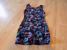 Size Medium 8 Jacques Moret Black Butterfly Dance Peace Love Unitard Leotard EUC