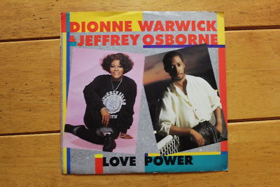 DIONNE WARWICK LOVE POWER / WORLD SUCH LIKE THIS 45RPM 7'' RECORD + PS VG- D43-89