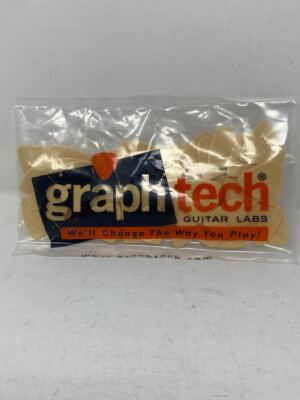 Graph Tech PQP-0402-V48 TUSQ Bi-Angle Picks - 48 Pack   Vintage   2mm Warm Tone 