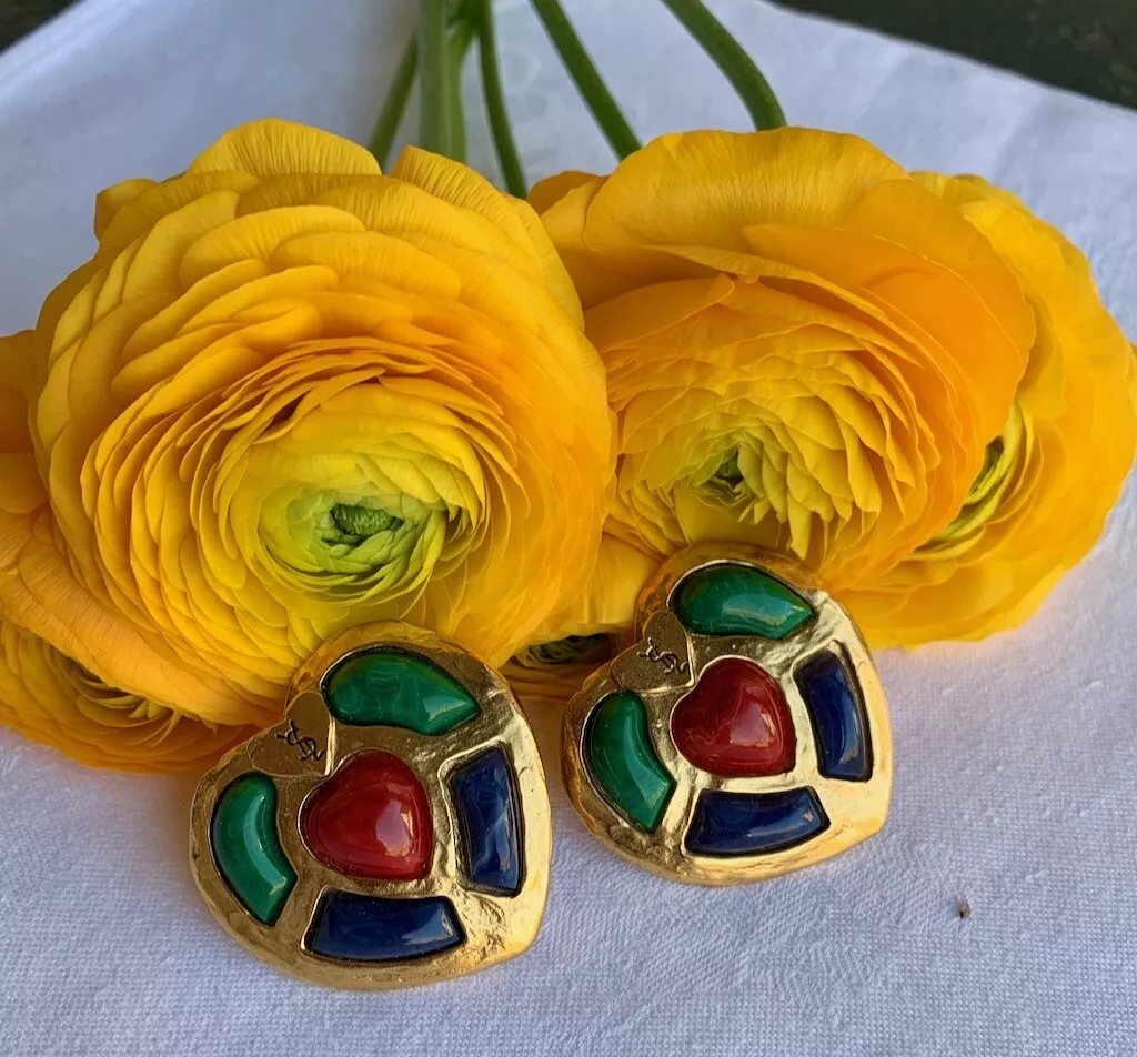 Vintage ysl best sale earrings