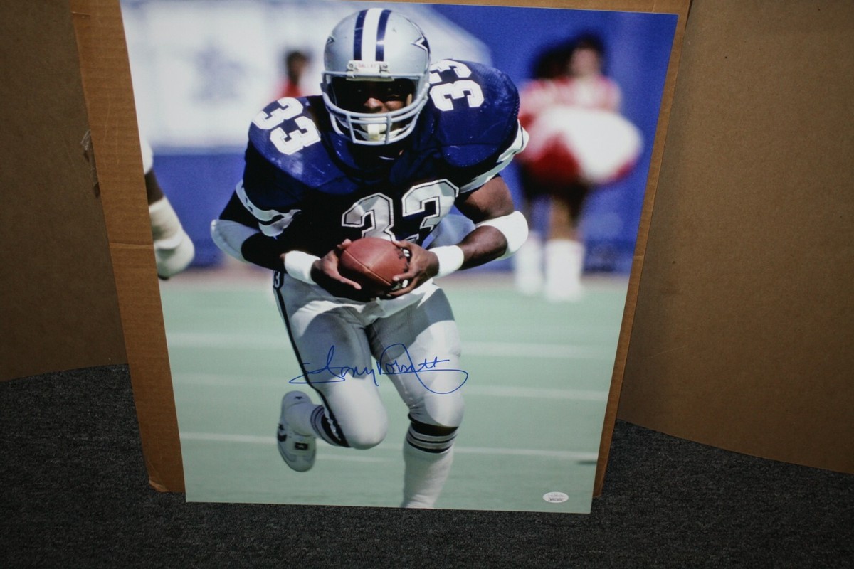 DALLAS COWBOYS TONY DORSETT #33 SIGNED 16X20 PHOTO HOF 1994 JSA