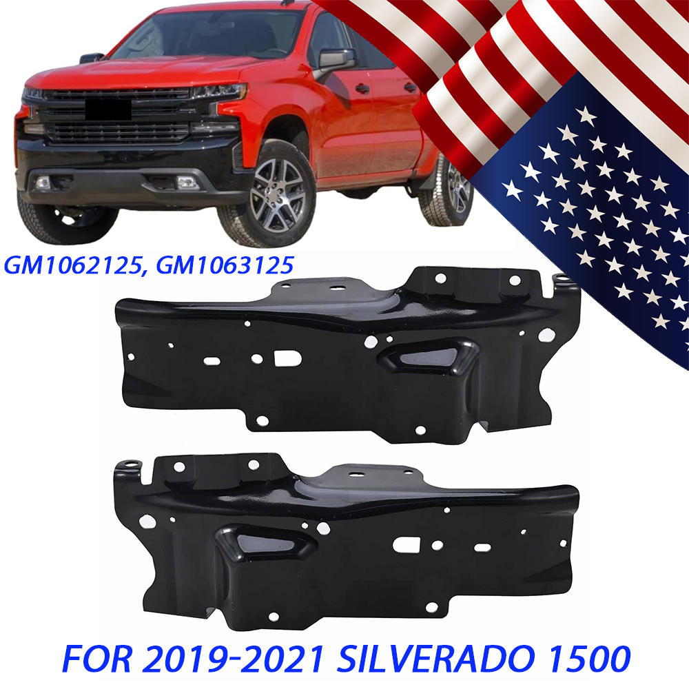 2019-2021 Silverado 1500 Driver & Passenger Side Bumper Impact Bar Bracket