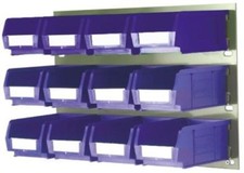 RS Pro Blue PP Storage Bin, 75mm x 100mm