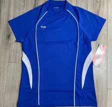 Tyr Womens Alliance Tech Tee Tshirt - Textured Royal Blue - Size Medium - 34
