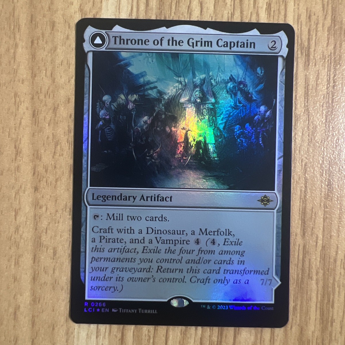 Throne of the Grim Captain Foil - LCI 0266 - NM - MTG Magic | eBay