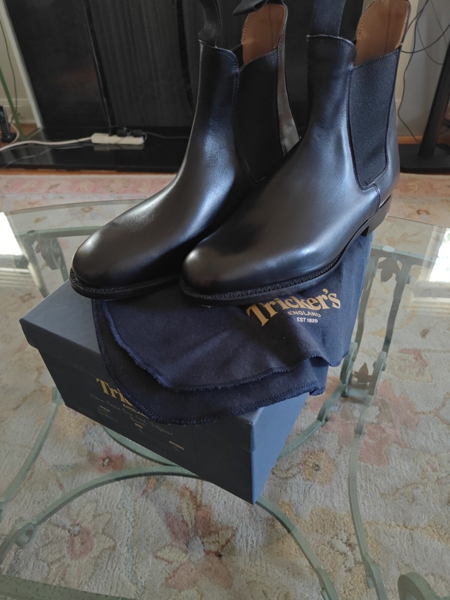 Tricker's Lambourn Black Chelsea Boots