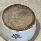 Robinson Ransbottom BLUE CROWN 2 Qt Stoneware Two-Tone Bean Pot Crock Handle Vtg — photo 5