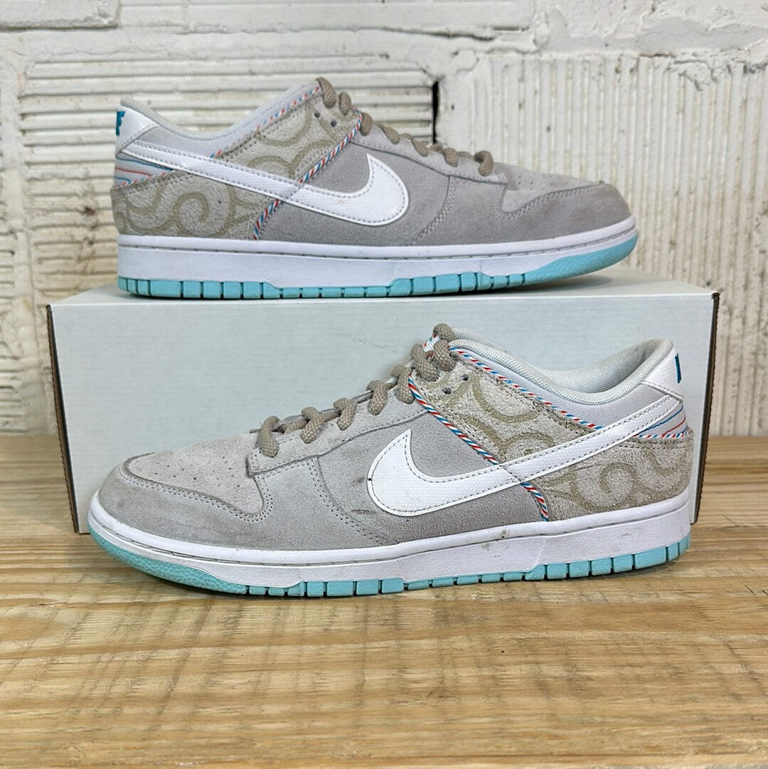 Nike Dunk Low Barber Shop Grey Sz 10 | eBay