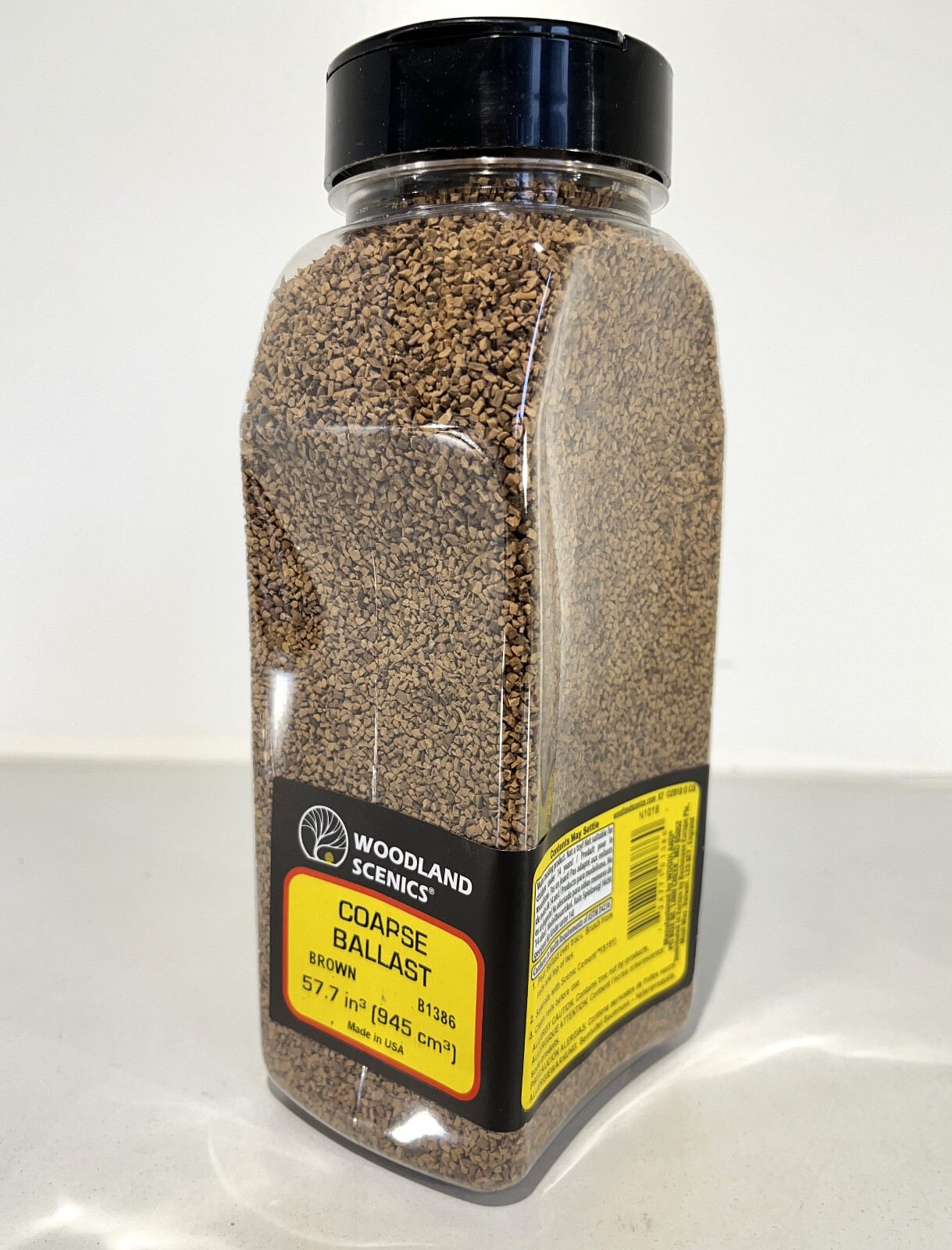 Woodland Scenics Coarse Gravel (COARSE) Brown Content: 0.945l B1386