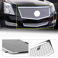 Fits Cadillac 2008-2013 CTS Stainless Steel Mesh Grille Insert  Grill 10 11 12