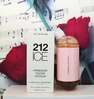 212 Ice EDT Spray 2.0 FL.OZ. For Women By Carolina Herrera. NWOB