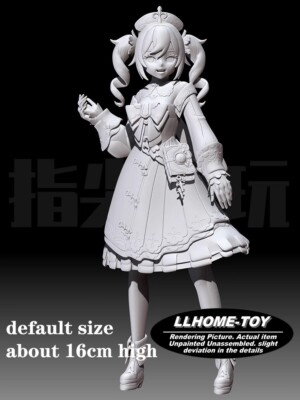Game GS Barbara smart lovely girl stand Resin 3D Print GK Kit Figure DIY Model