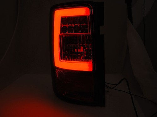 LED bar rear lights for VW Caddy 2003-2010 2011 2012 2013 2014 VR-1073 Black - Picture 2 of 3