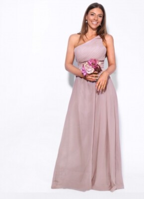 Eva & Lola One Shoulder Evening Maxi Dress - Medium RRP 69 | eBay UK