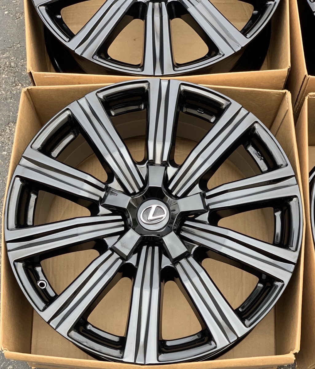 21” Lexus LX570 Factory OEM Rims Wheels Gloss Black 74341 Set 4 LX