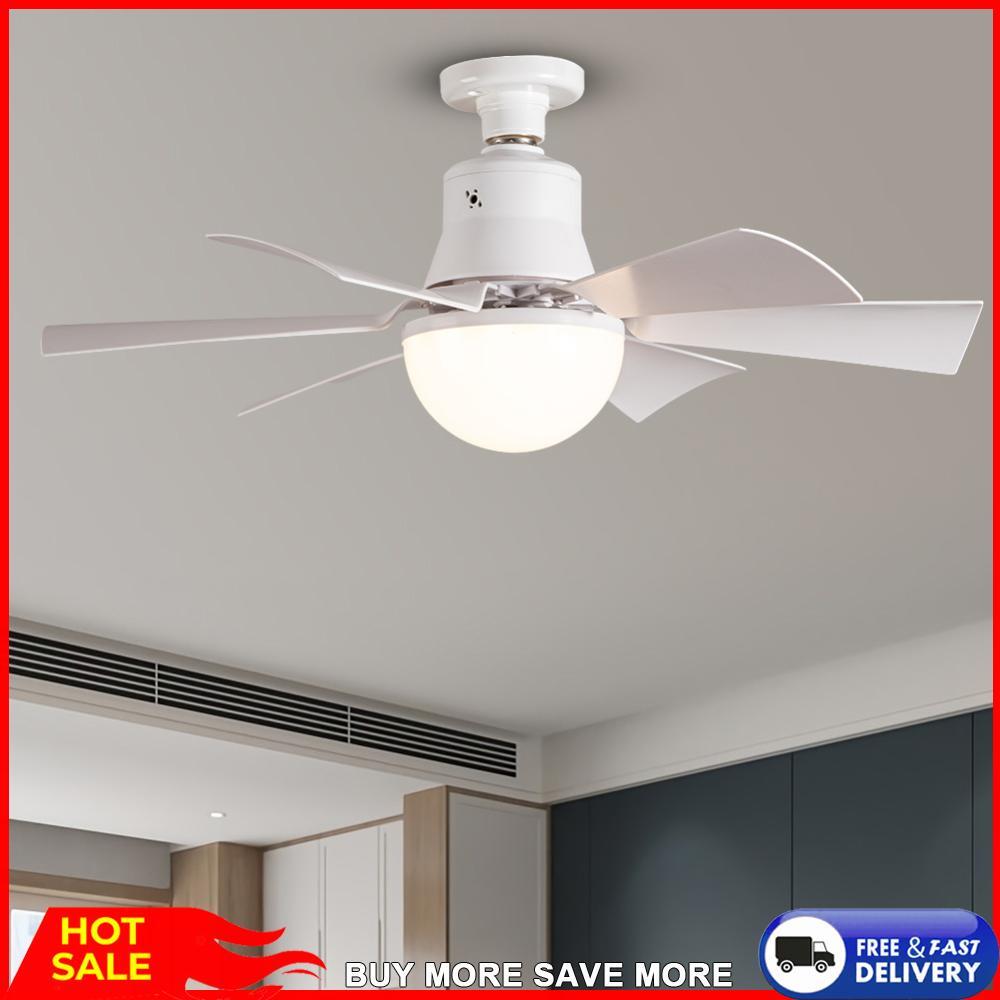 Wireless Remote Ceiling Fan with Timer Light Bulb for Home or Office-image
